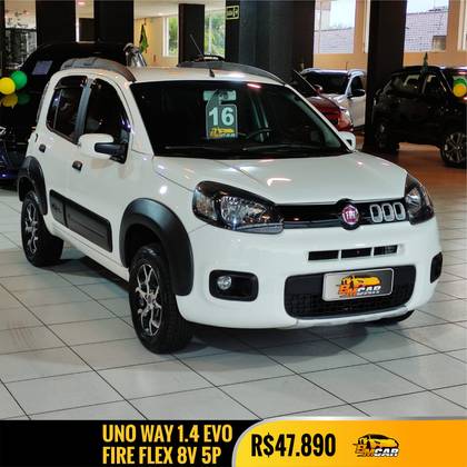 FIAT UNO 1.4 EVO WAY 8V FLEX 4P MANUAL FIAT UNO 1.4 EVO WAY 8V FLEX 4P MANUAL